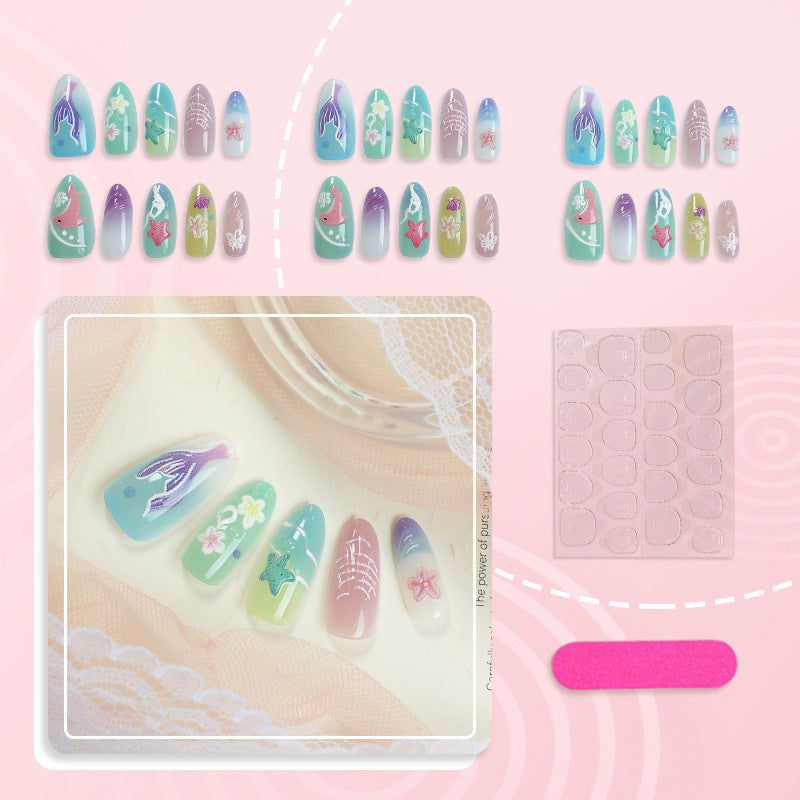 Artistic Undersea Press-On Nails — product view 3