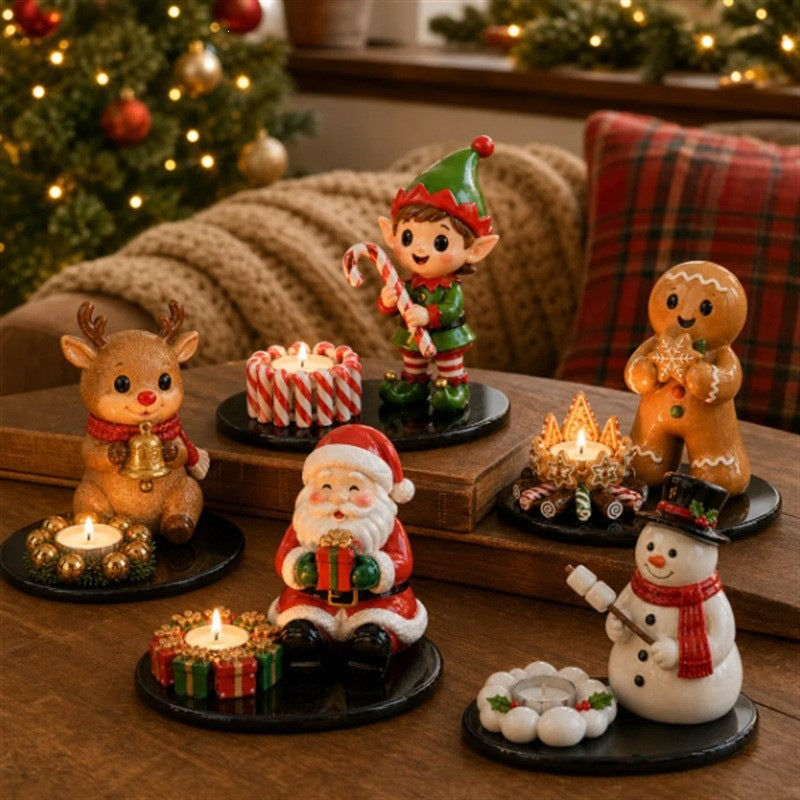 Decorative Christmas Santa Figurine Bowlift — product view 1
