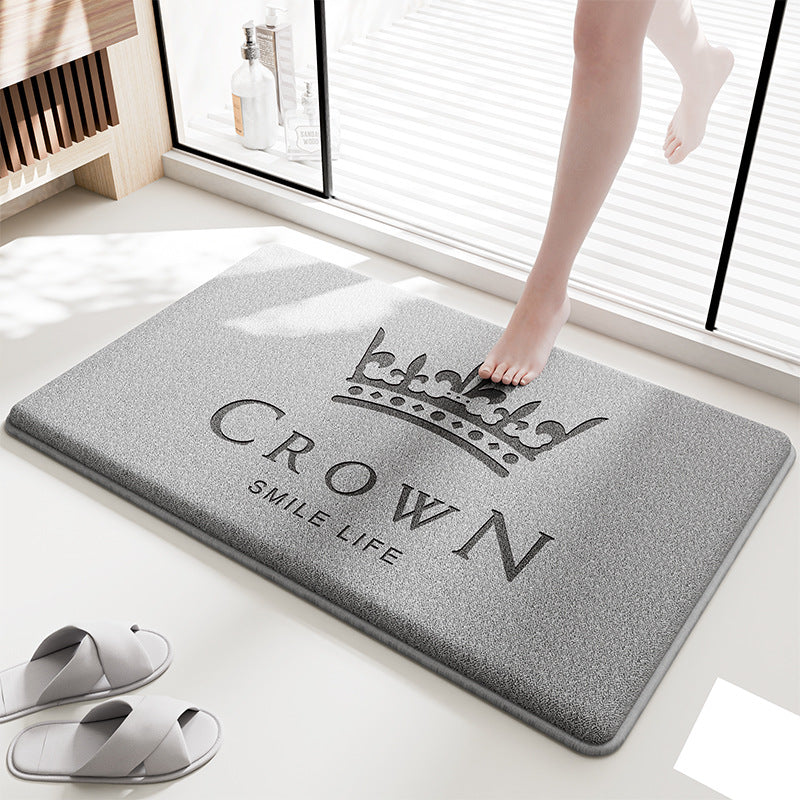 Cute Cartoon Design Bath Rug Bowlift — product view 2