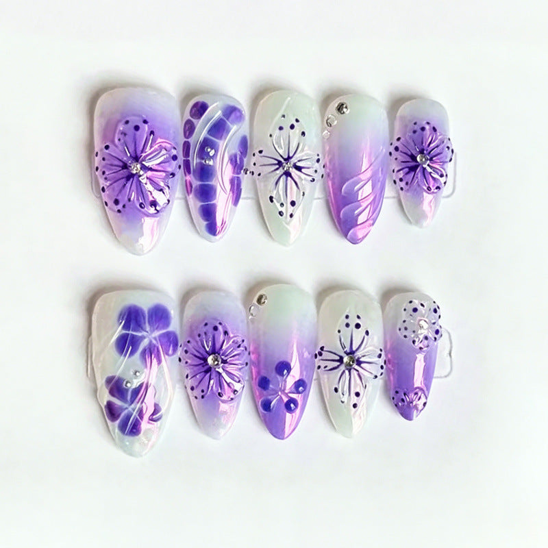 Decorative Floral Press-On Nails 1790736469 — product view 1