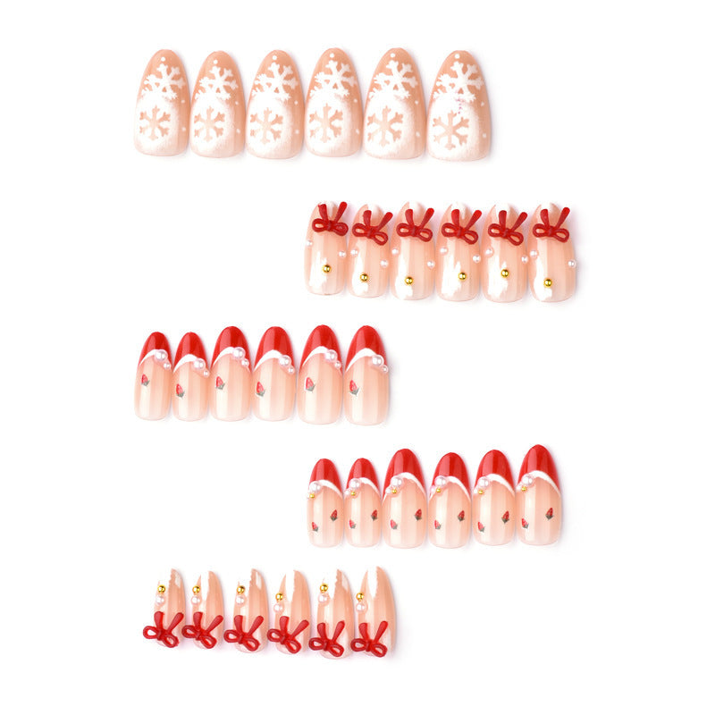 Festive Holiday-Inspired Press-On Nail Art — product view 4