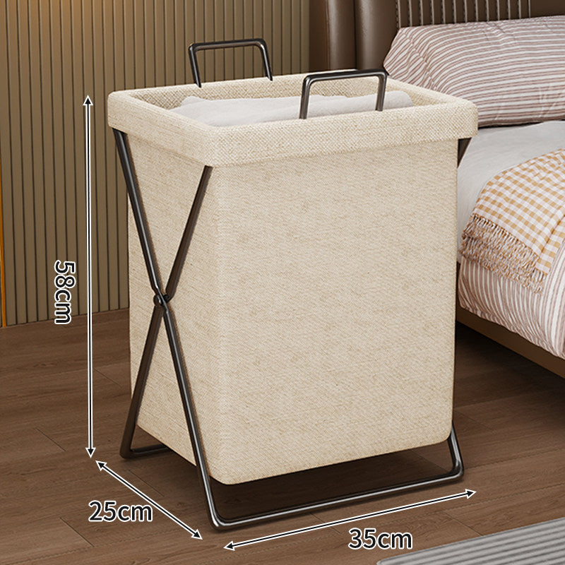 Collapsible Linen Laundry Hamper — product view 6