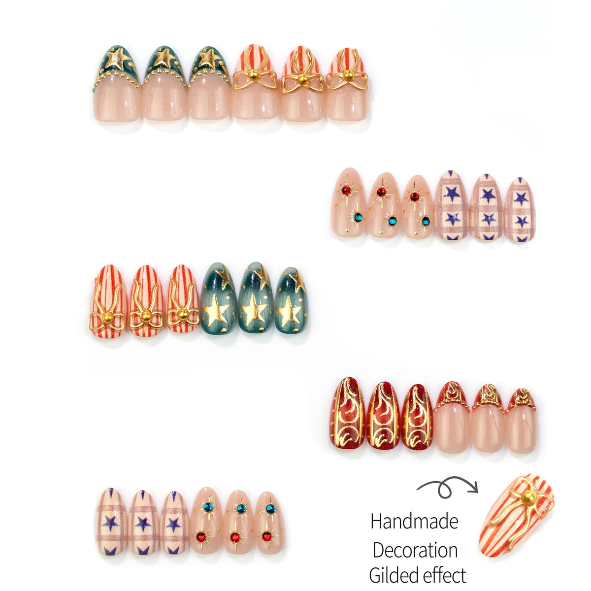 Creative Themed Press-On Nail Set — product view 3