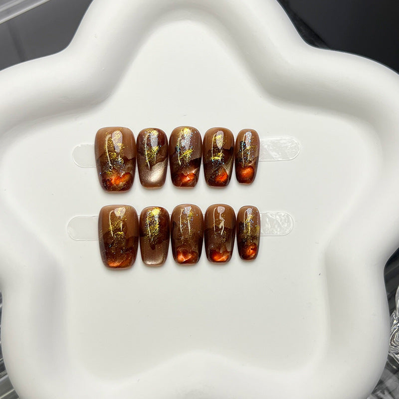 Elegant Acrylic Press-On Nails Set — product view 1