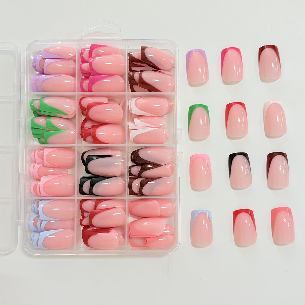 Customizable Full Cover Press-On Nail Tips Set — product view 4