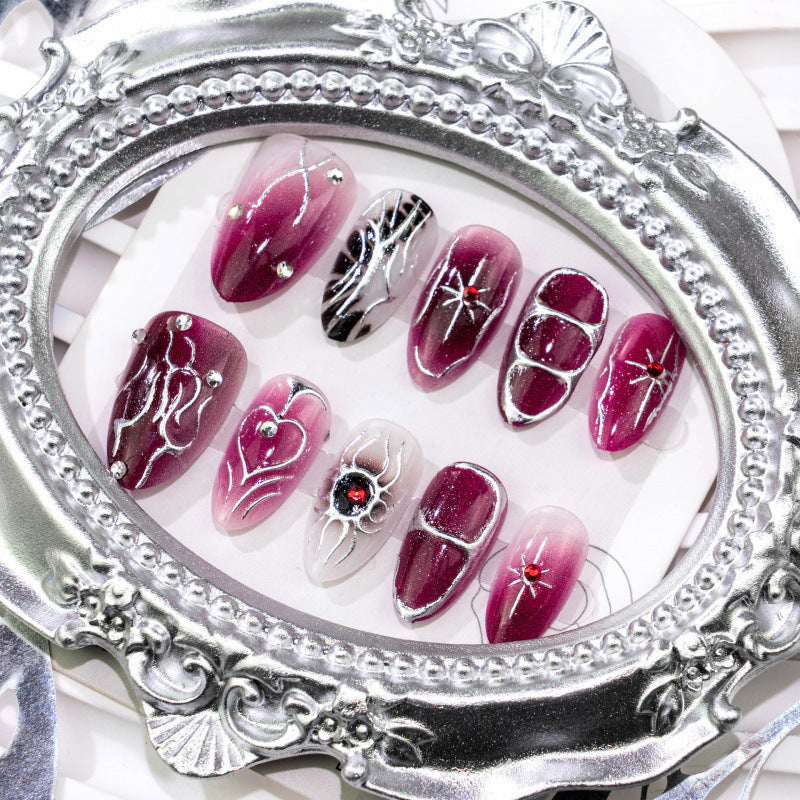 Artistic Glamorous Press-On Nail Set — product view 2