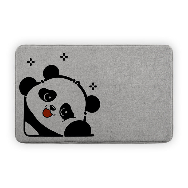 Funny Cartoon Bath Mat Bowlift — product view 1