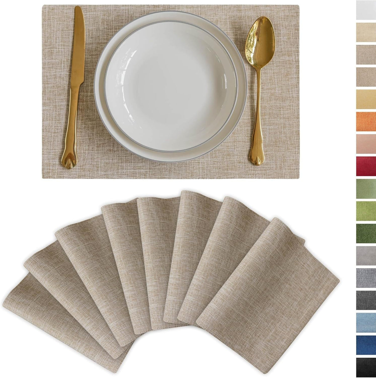 Elegant Dining Table Placemat Bowlift — product view 5