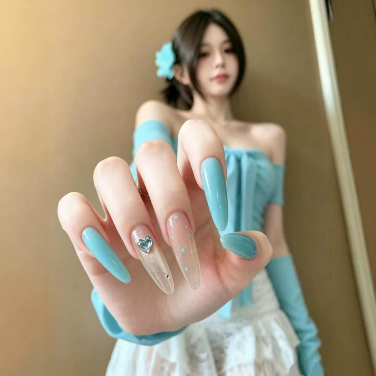 Decorative Press-On Nail Art Decorations — product view 3