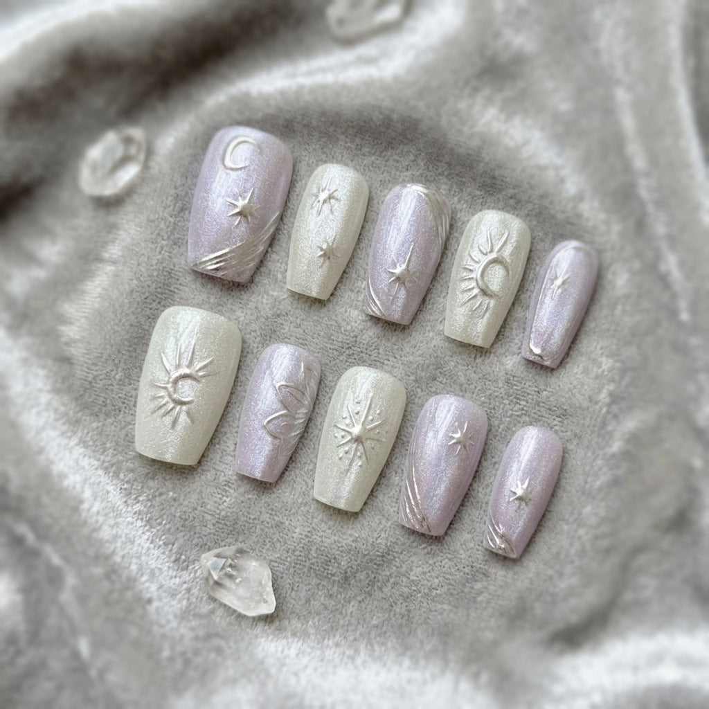 Celestial-Themed Press-On Nail Art Set — product view 2