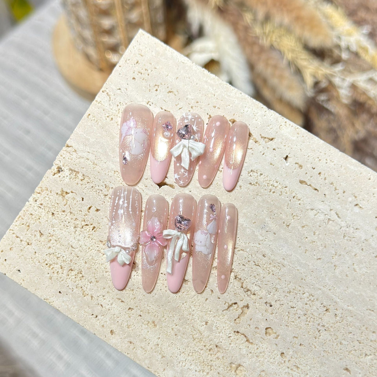 Artisan Floral Press-On Nail Set — product view 3