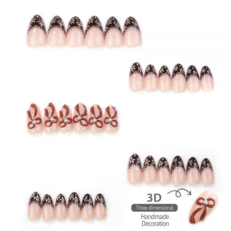 Elegant Decorative Press-On Nail Set — product view 3