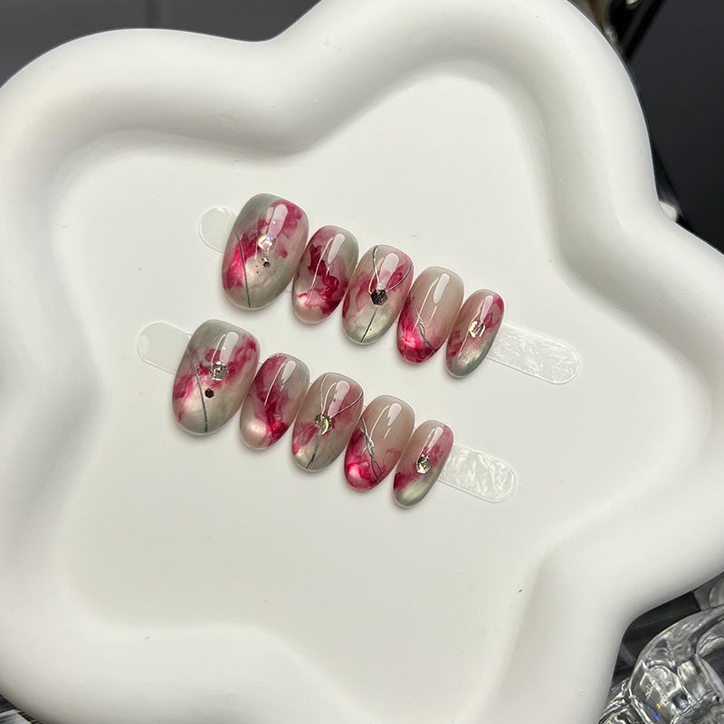 Artistic Marble Effect Press-On Nails — product view 3