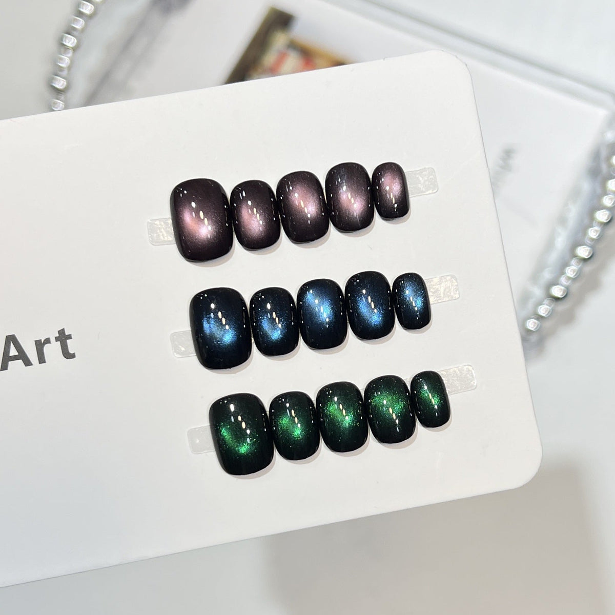 Galaxy-Themed Press-On Nail Art Set — product view 4