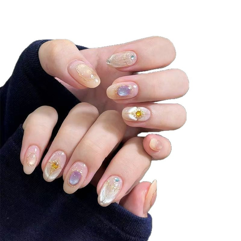 Decorative Floral Press-On Nail Art — product view 5