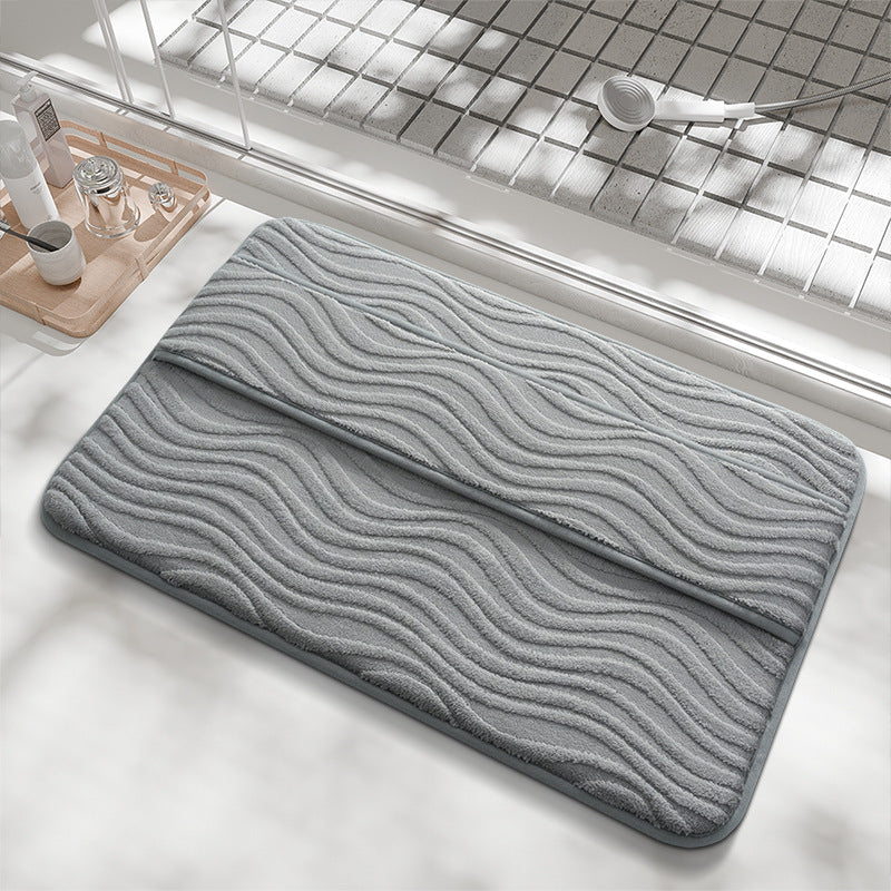 Contoured Memory Foam Bath Mat Bowlift — product view 2
