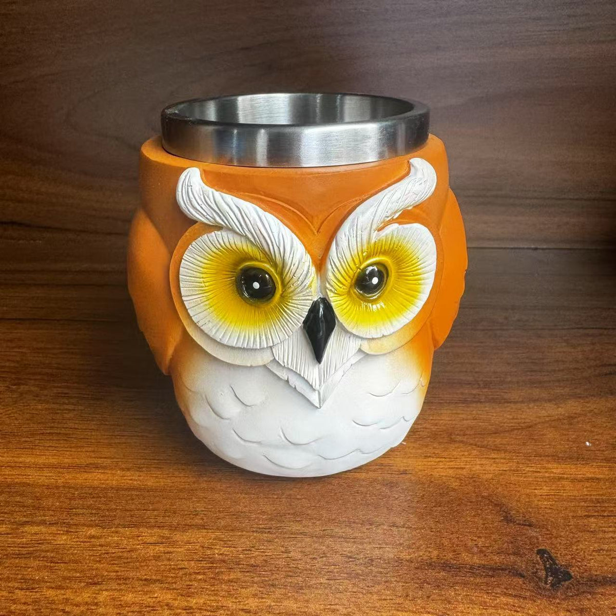 Decorative Owl Planter Bowlift — product view 2