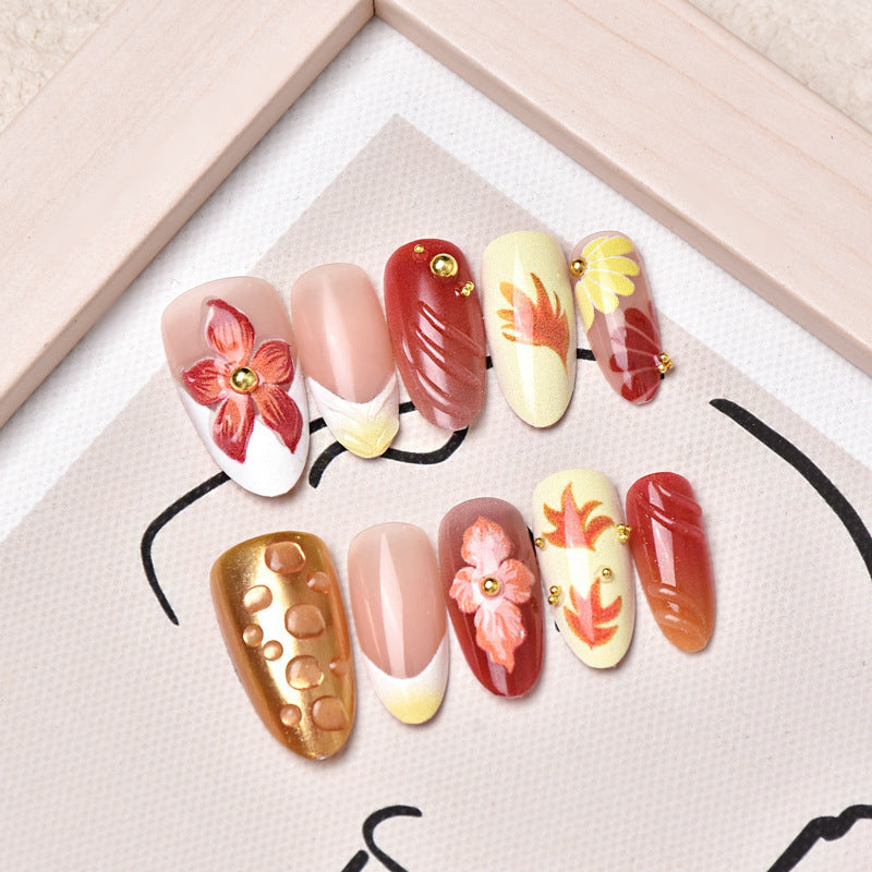 Artistic Floral Press-On Nail Collection — product view 2