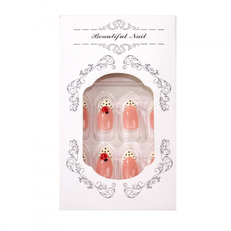 Artistic Ladybug Themed Press-On Nails — product view 3