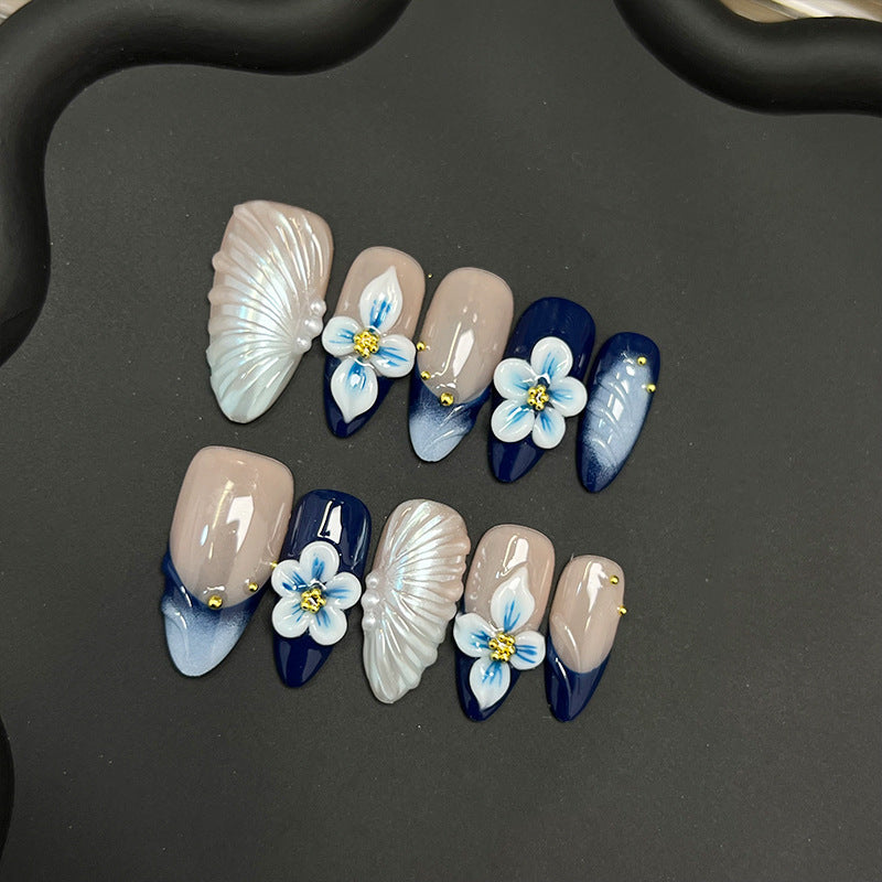Artistic Floral Gel Nail Tips — product view 3