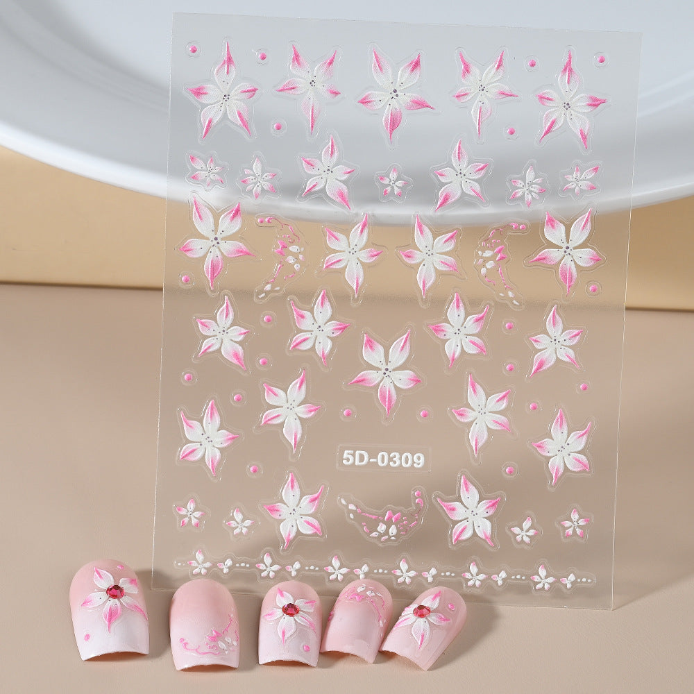 Floral Nail Art Decal Set — product view 7
