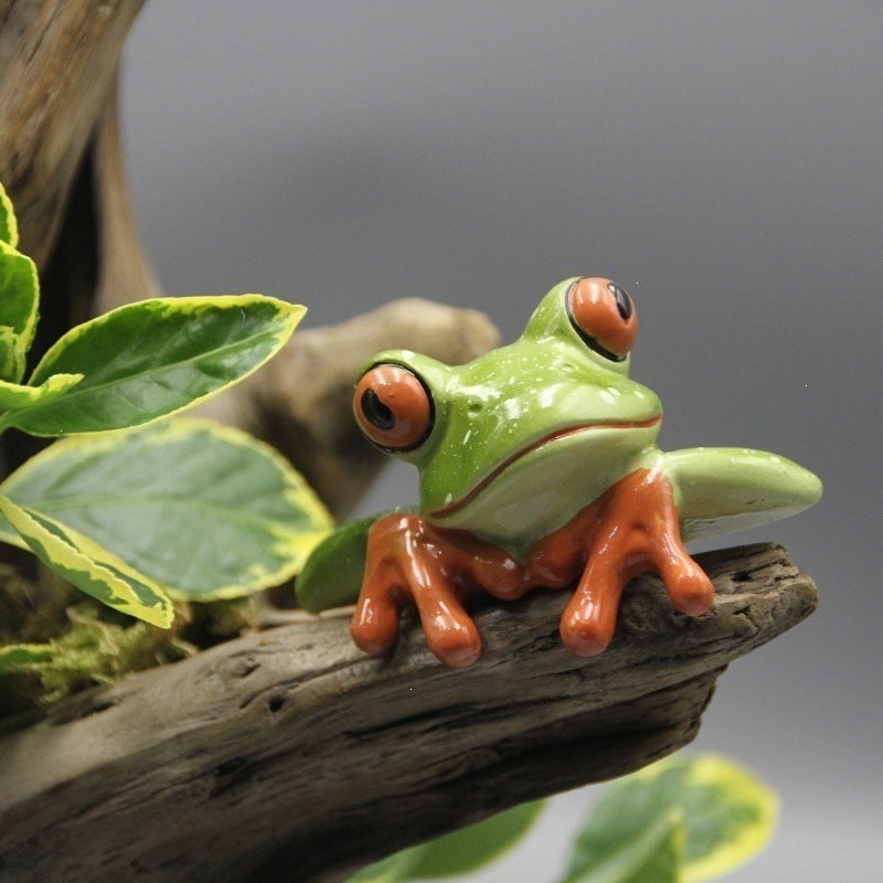 Creative Frog Figurine Bowlift — product view 1