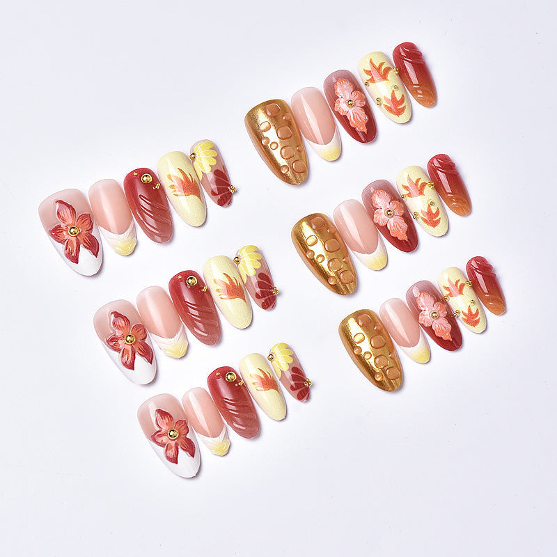 Artistic Floral Press-On Nail Collection — product view 4