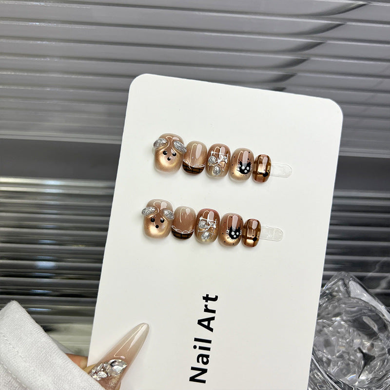 Creative Animal-Themed Press-On Nails — product view 3