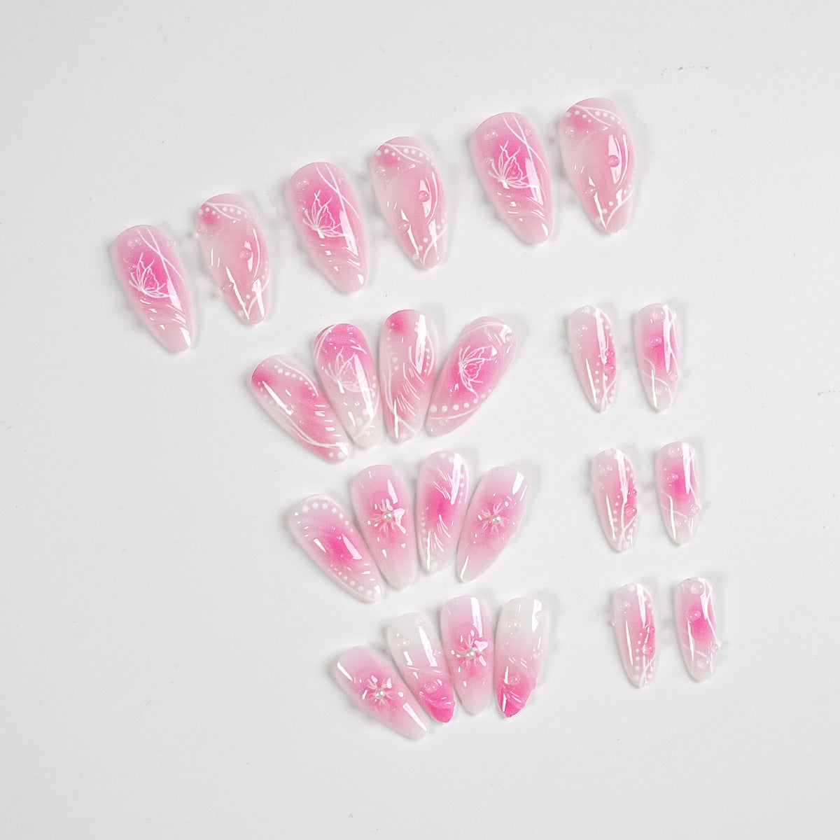 Elegant Articulated Press-On Nail Kit — product view 4