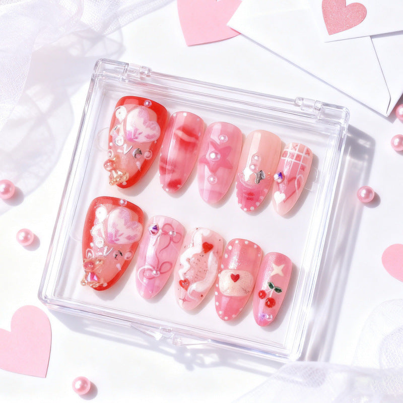 Decorative Themed Press-On Nail Art Set — product view 2