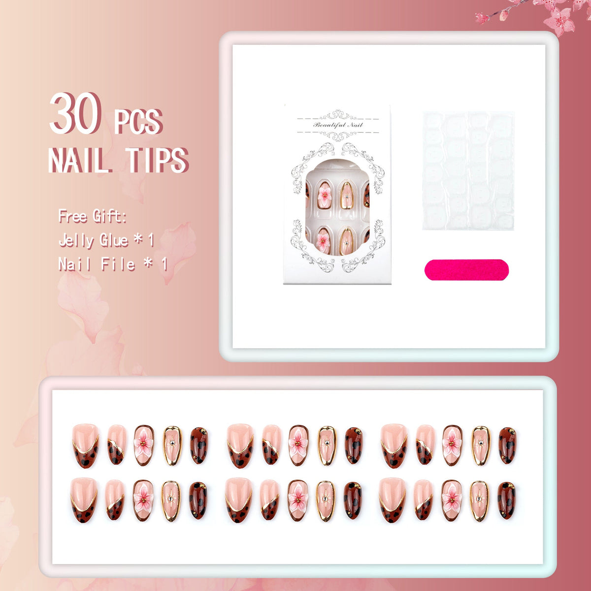 Artistic Floral Nail Design — product view 2
