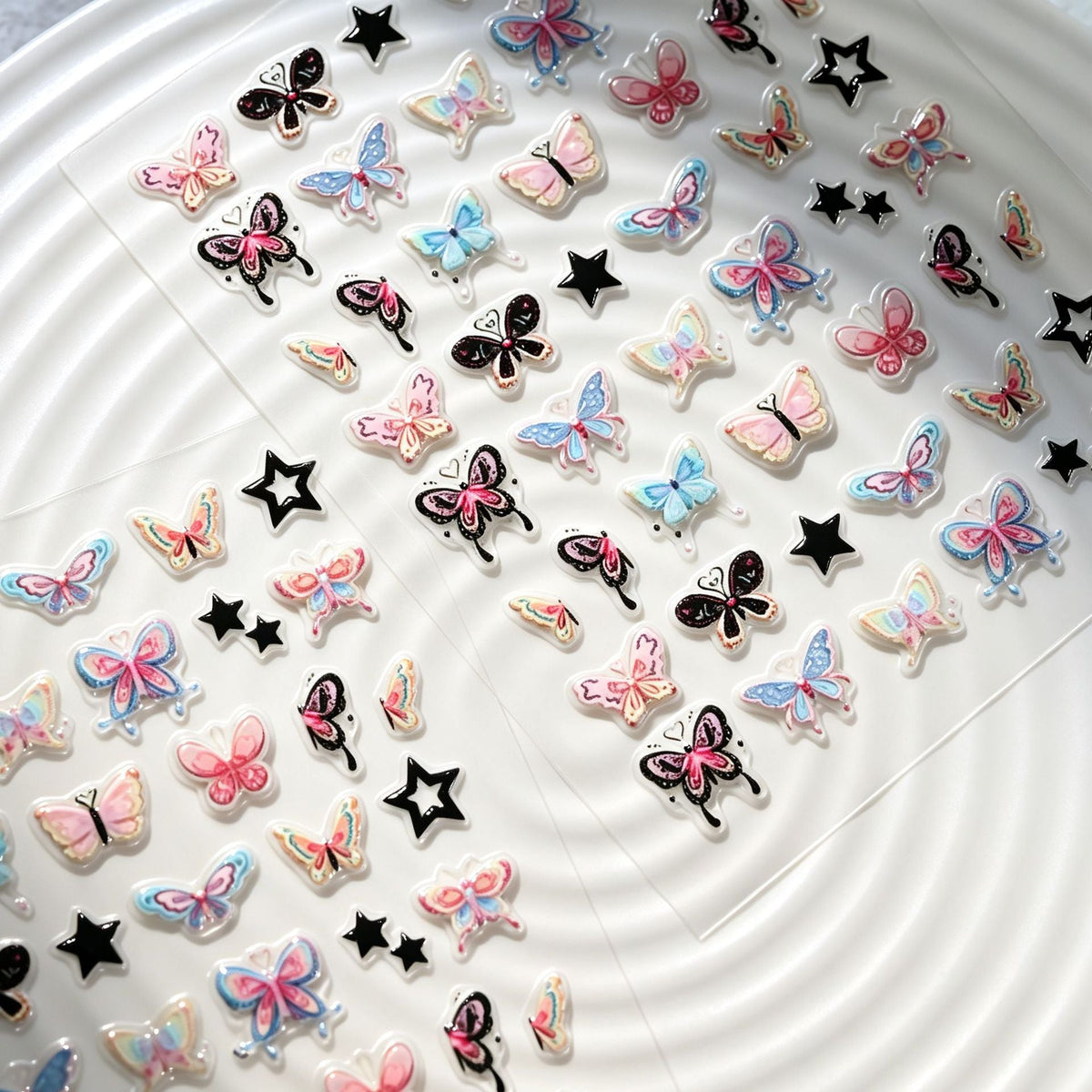 Colorful Butterfly Nail Art Stickers — product view 2