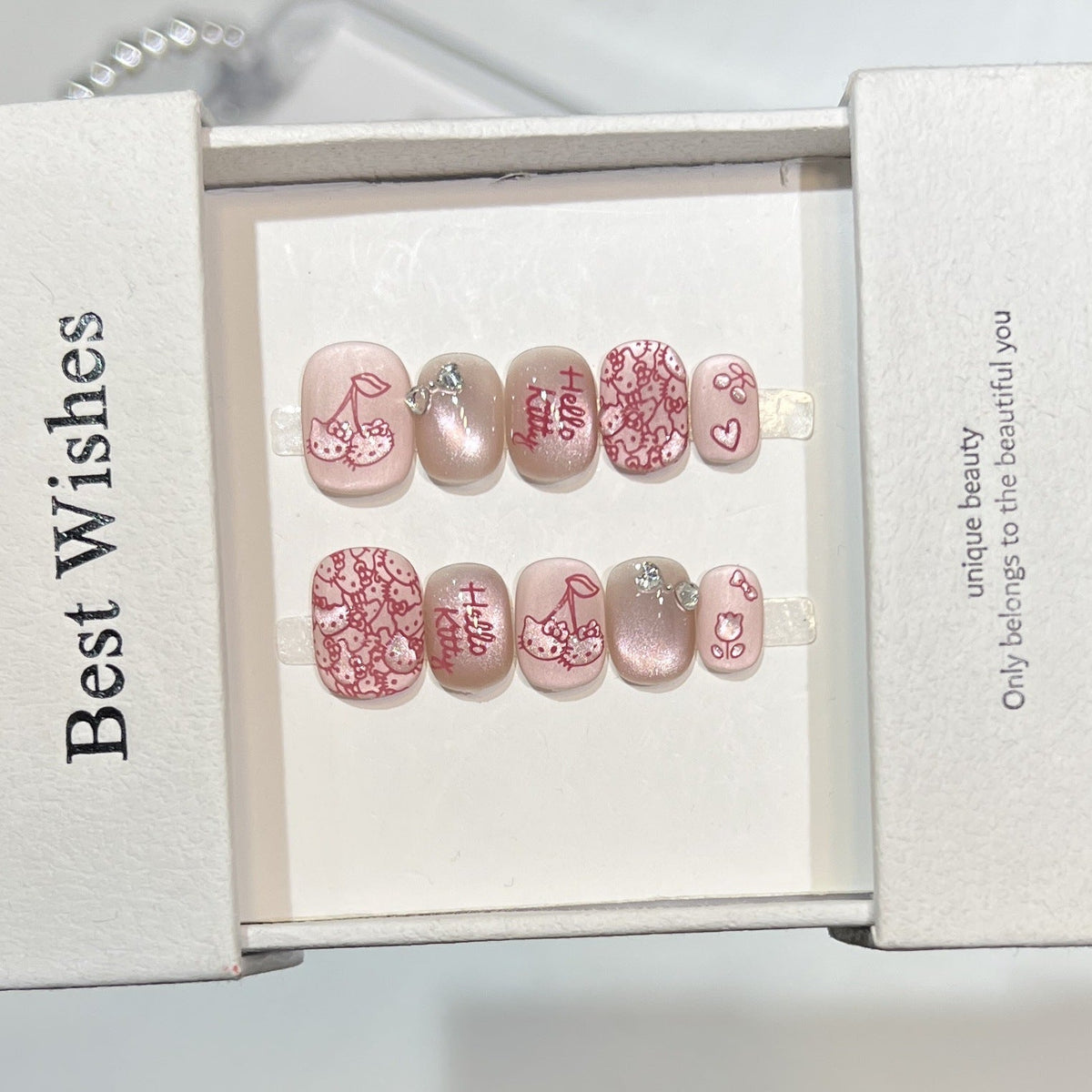 Cute Themed Press-On Nail Set — product view 1