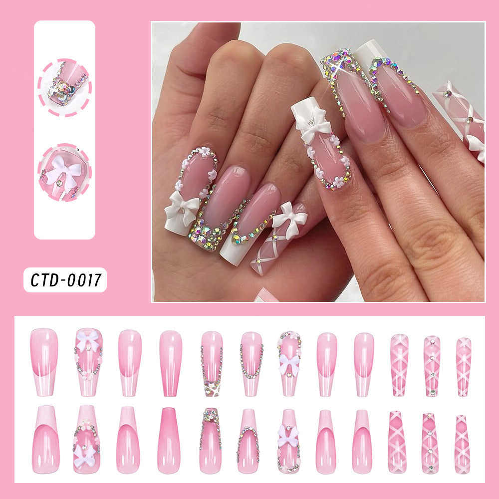 Elegant Decorative Press-On Nail Tips — product view 3