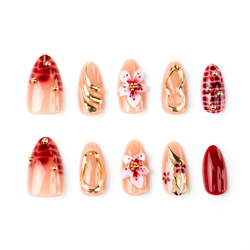 Decoratively Designed False Nail Art — product view 3