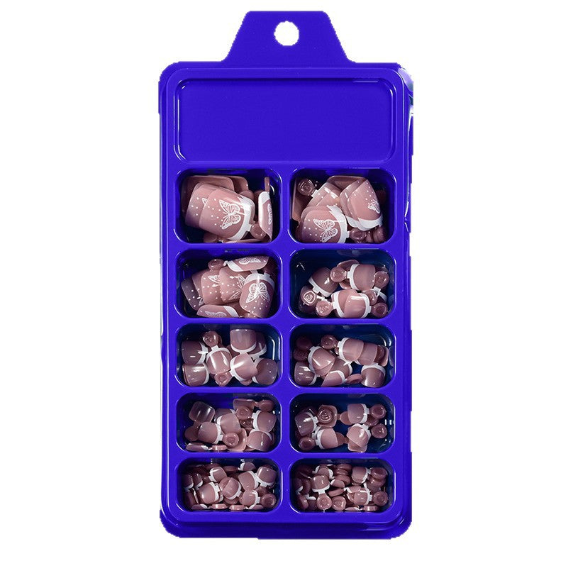 Elegant Butterfly Nail Art Press-On Set — product view 5