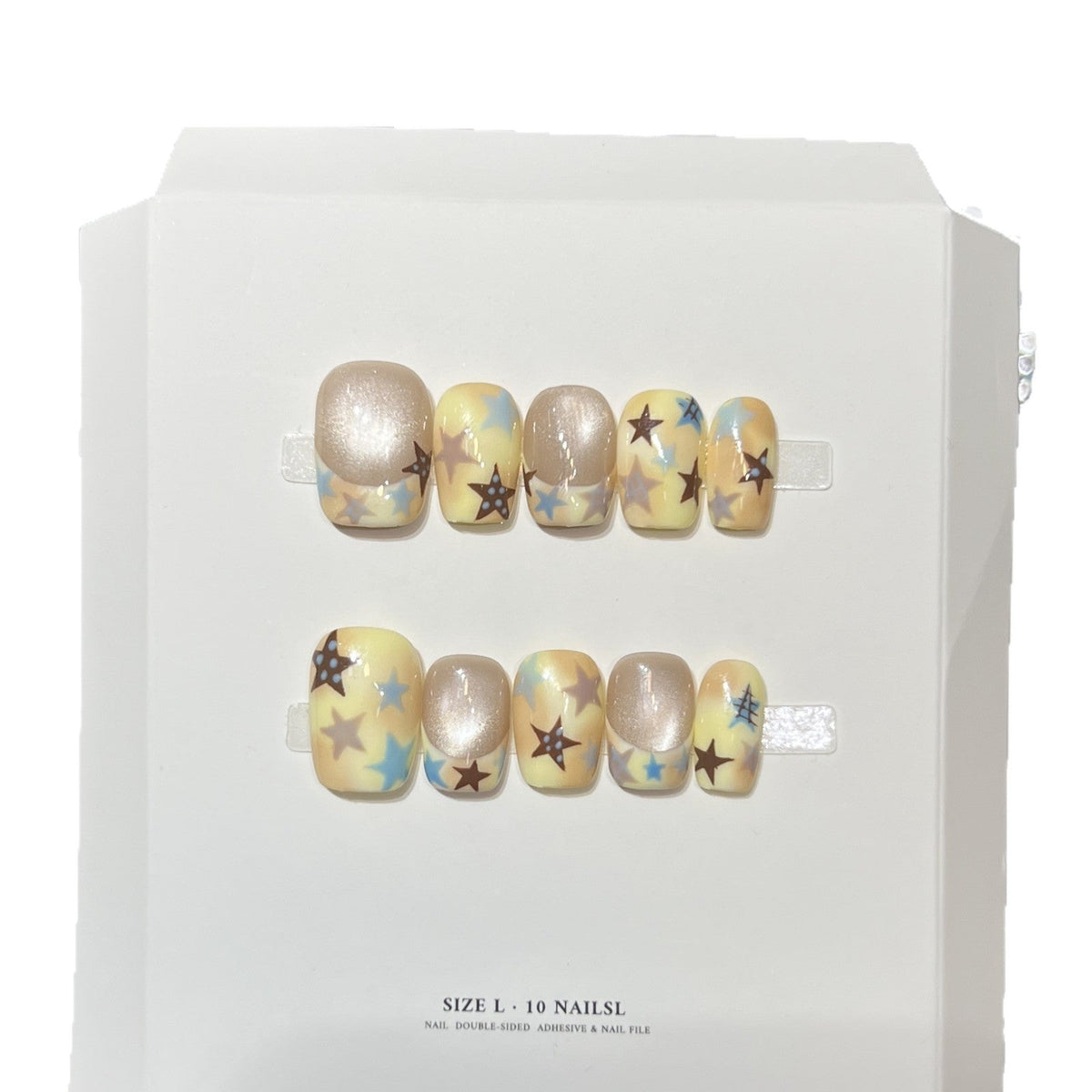 Artistic Star-Patterned Press-On Nails — product view 5
