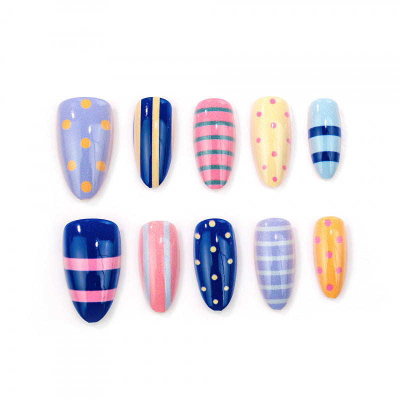 Creative Patterned Press-On Nail Art Set — product view 2