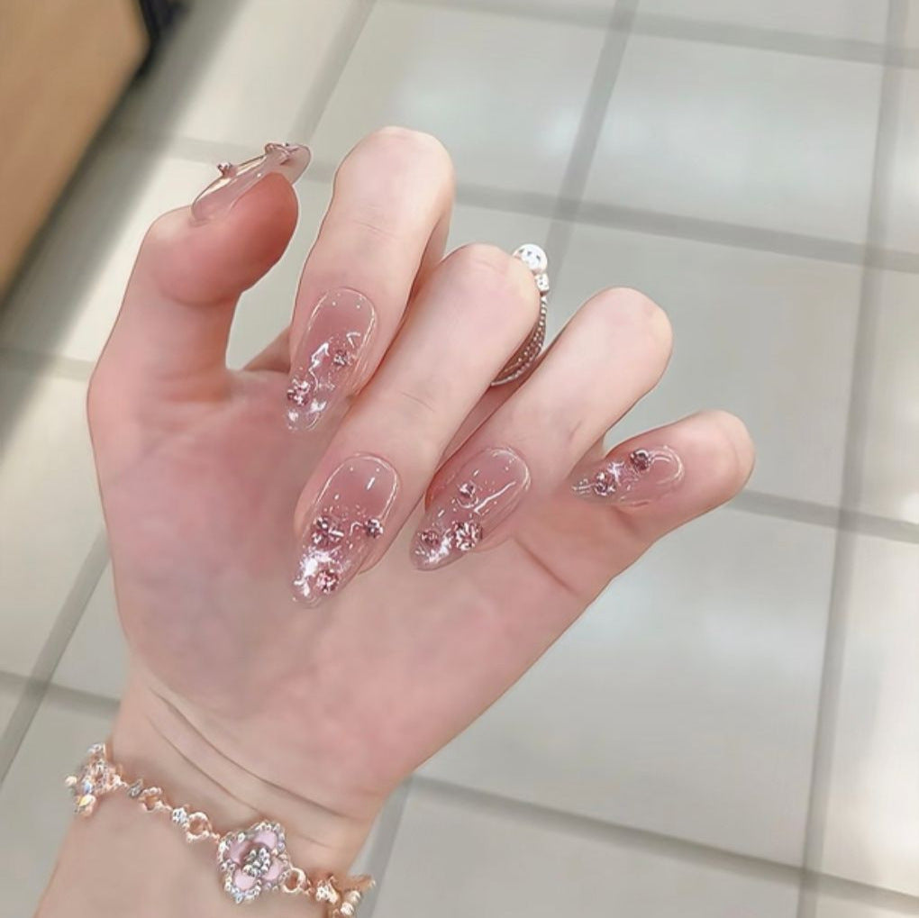 Floral Design Nail Art Extensions — product view 3