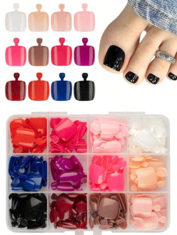 Full Coverage Press-On Toenail Set — product view 6