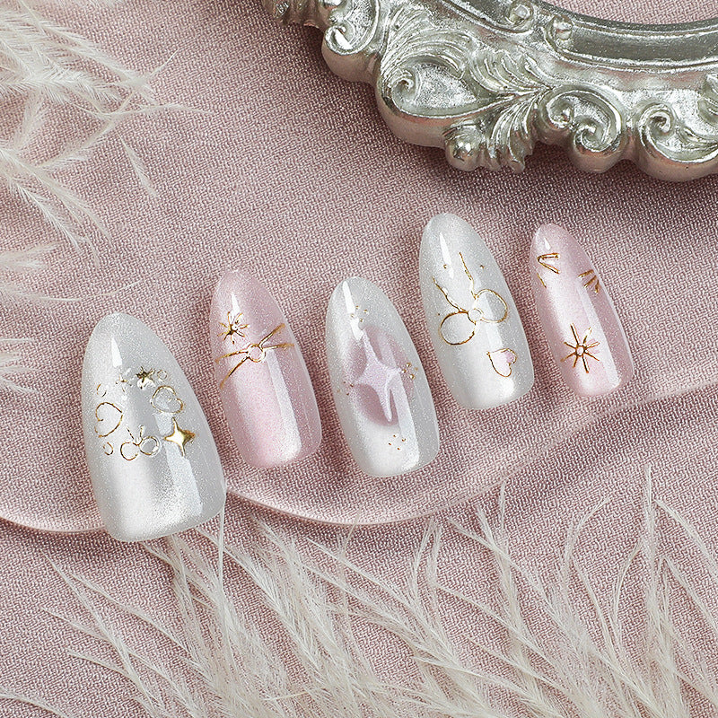 Decorative Acrylic Press-On Nail Art Set — product view 2