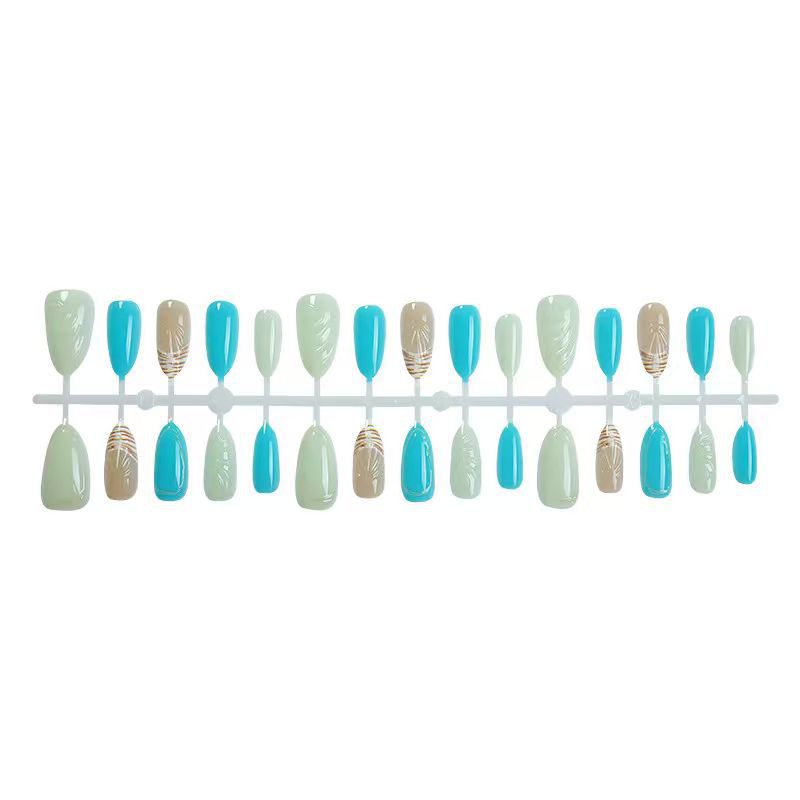 Creative Ocean-Themed Press-On Nail Set — product view 4