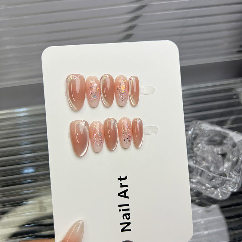 Glamorous Glitter Gradient Press-On Nails — product view 1