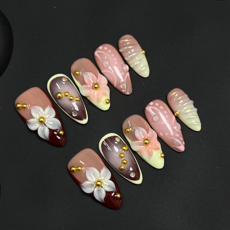 Decorative Stiletto Press-On Nails Set — product view 1