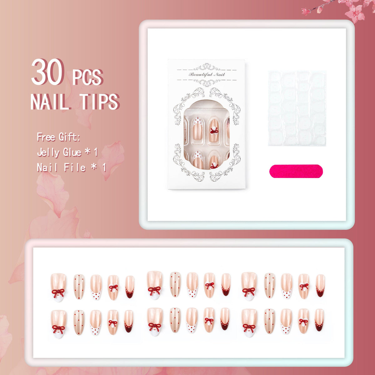 Elegant Press-On Nail Tips — product view 3