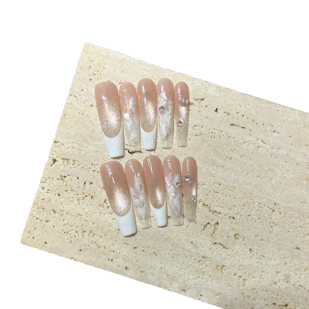 Floral-Inspired Acrylic Press-On Nails — product view 4