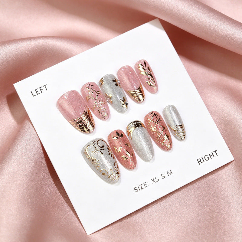 Decorative Elegant Press-On Nails Set — product view 2