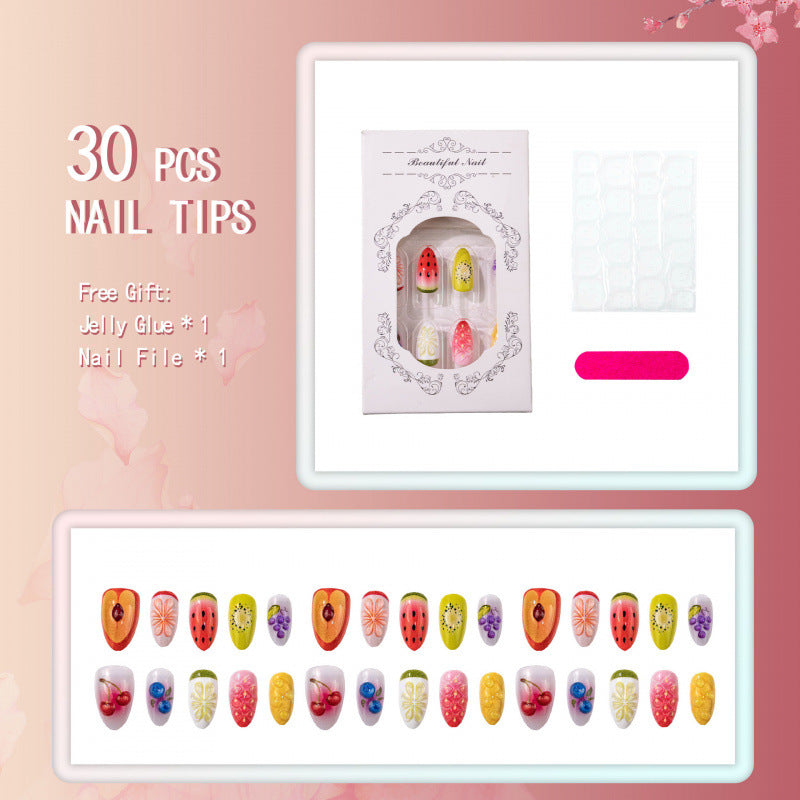 Fruit-Inspired 3D Press-On Nail Set — product view 4