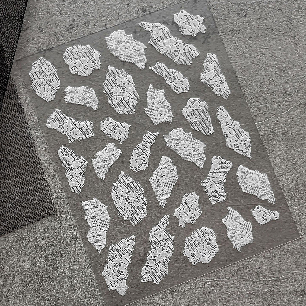 Delicate Lace Nail Art Sticker Set — product view 1