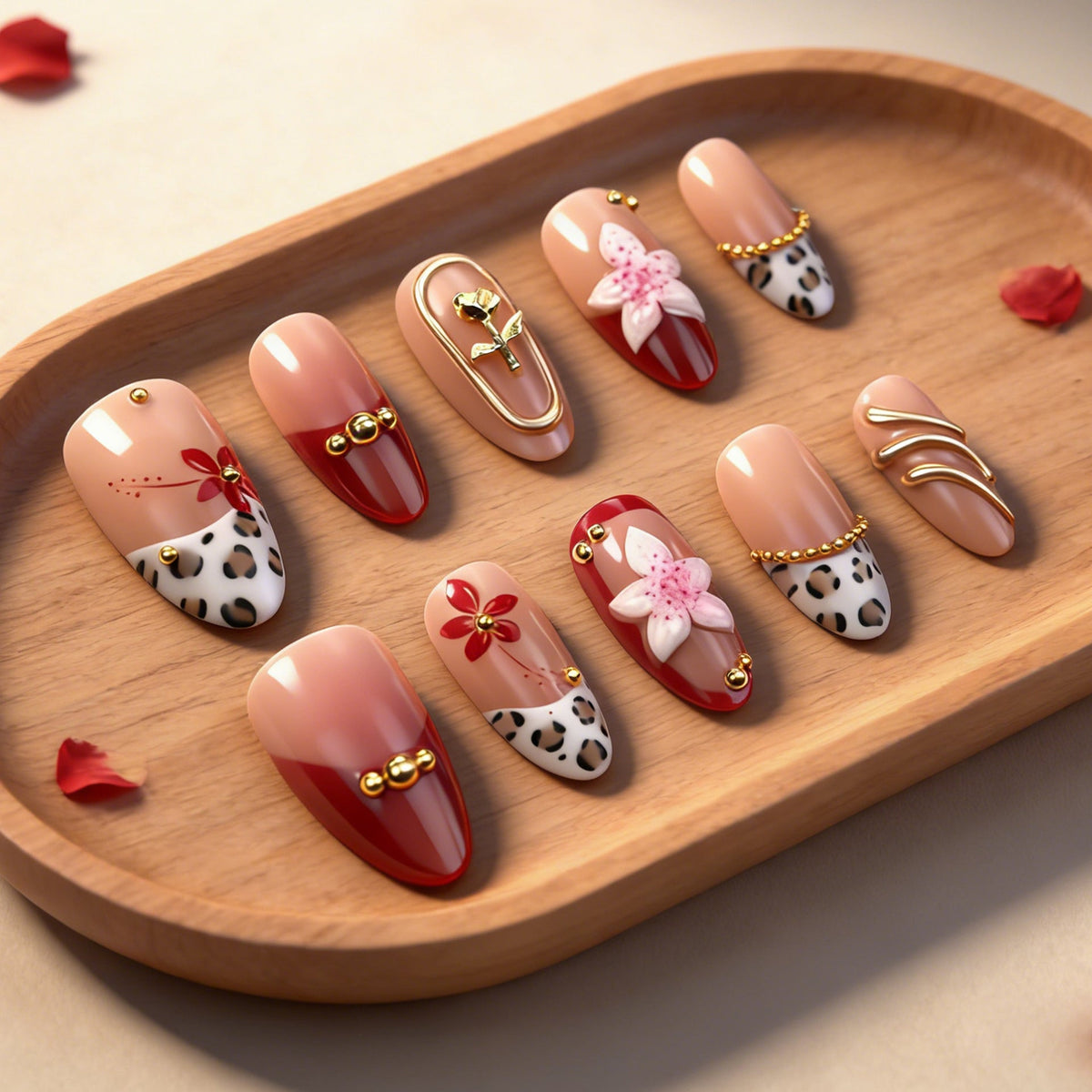 Decorative Press-On Nail Tips Kit — product view 1